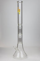 23" Infyniti Dual tree arms 7 mm glass water bong Glass Bong ONE Clear