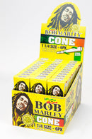 Bob Marley 1 1/4 Pure hemp Pre-rolled cone Box of 33 Pre-rolled Cone (Display Pack) ONE