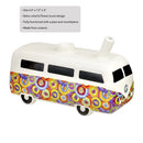 RETRO VINTAGE BUS PIPE - COLORFUL FLOWER BURST DESIGN Ceramic Pipe Roast and Toast Gifts