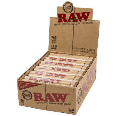 SC Raw Hemp Plastic 110mm Rolling Machine  - 12ct