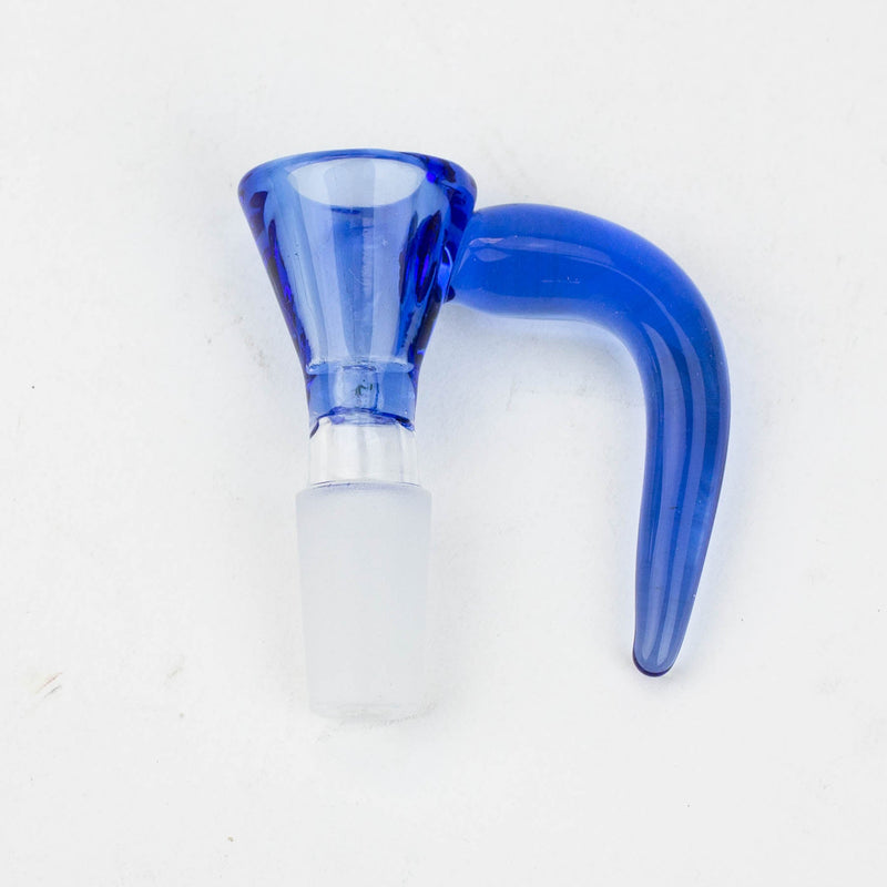 Color Thick bowl with horn handle-Light Blue - One Wholesale
