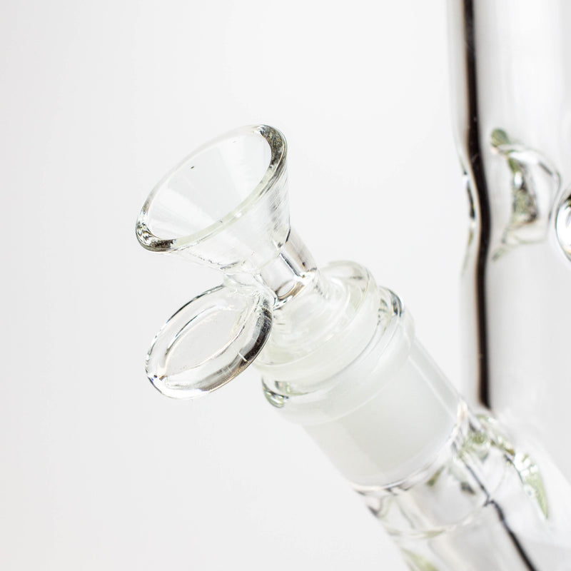 O 16" glass tube water bong [K5-16]