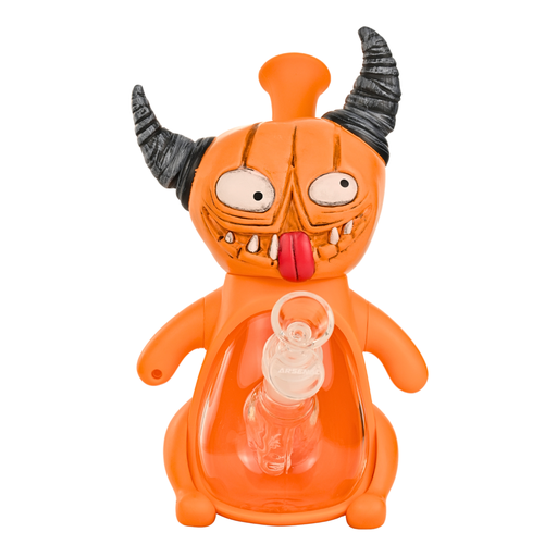 9" Arsenal Horned Devil Waterpipe - Assorted Colors