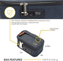 Herb & Mary | Smell Proof Accessories Storage Stash Case w/Integrated Combo Lock (Small) Pouch Herb & Mary