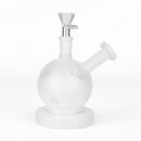 5" Frosted Glass Bubbler Glass Bong 777 Smoke Design1