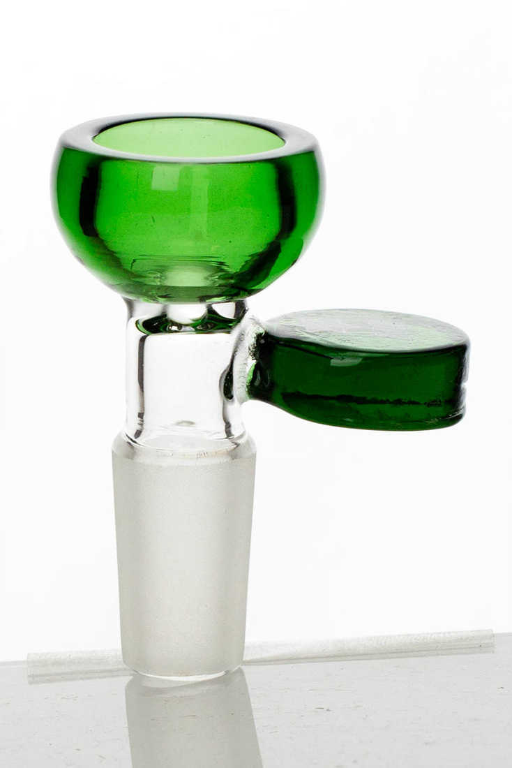 Thick Glass bowl Bowl · Banger · Oil Burner ONE Green 14 mm Female Joint