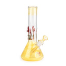 SC Red Eye Glass 9" Colour Changing Mushroom Beaker Bong