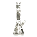 SC Cheech and Chong 15" 7mm Optical Illusion Glow in the Dark Beaker Bong