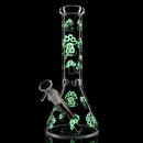 10" Glow-in-the-Dark Mushroom Beaker Bong