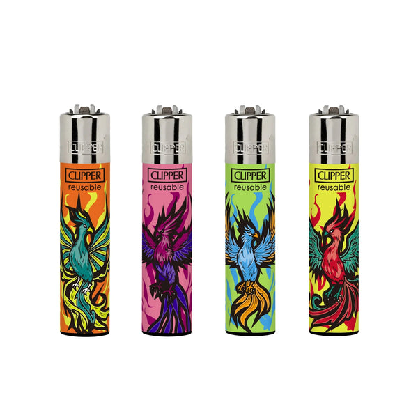 Clipper Lighter - Phoenix Birds