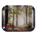 Raw Metal Rolling Trays- Smokey Trees Designs