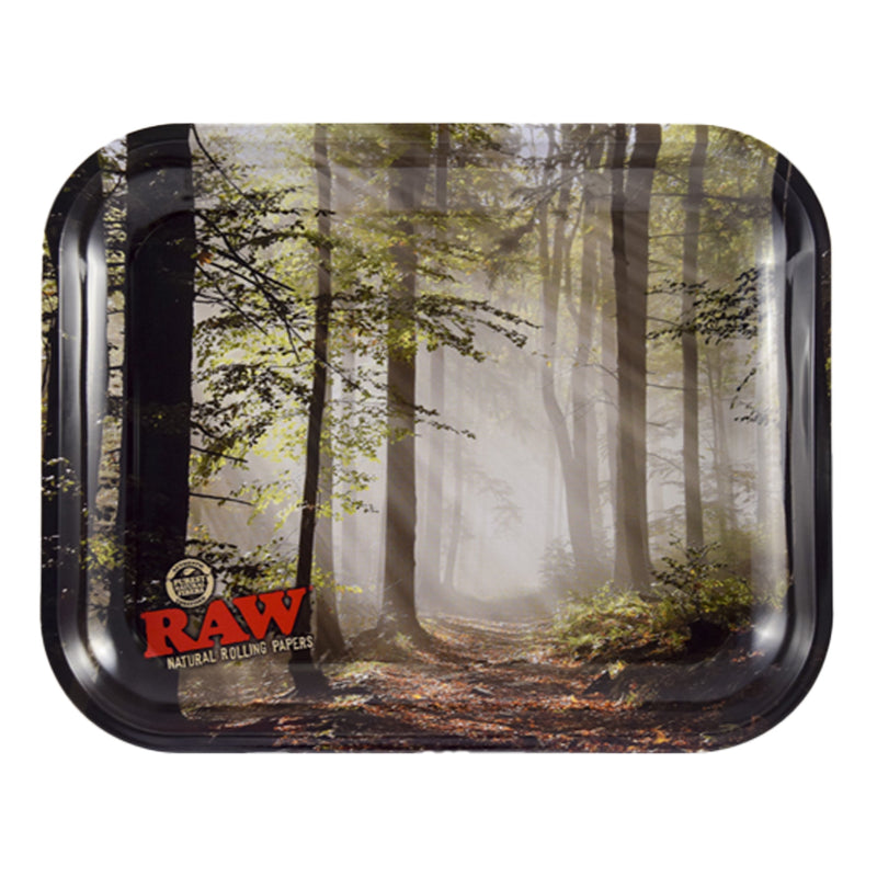 Raw Metal Rolling Trays- Smokey Trees Designs