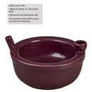 NOVELTY ROAST & TOAST CEREAL BOWL - PLUM COLOR Mug Pipe Roast and Toast Gifts