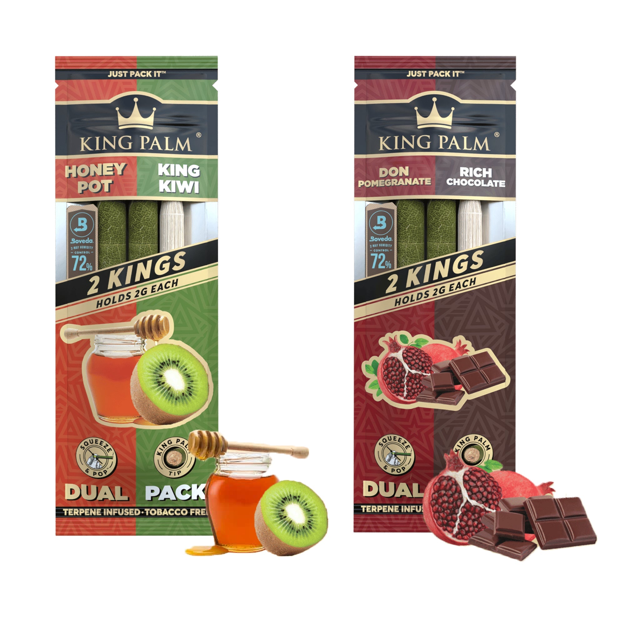 King Palm Dual Pack King Wraps