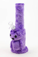 11" Adorable Bear Bong Glass Bong Canadian Distributor Purple
