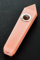 Acid Secs - Glow In The Dark Luminous Crystal Stone Smoking Pipe Quartz · Stone Pipe Acid Secs Productions Inc. Red