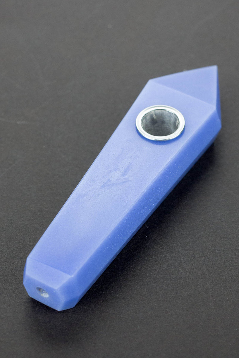Acid Secs - Glow In The Dark Luminous Crystal Stone Smoking Pipe Quartz · Stone Pipe Acid Secs Productions Inc. Blue