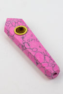 Acid Secs - Crystal Stone Smoking Pipe without choke hole Quartz · Stone Pipe Acid Secs Productions Inc. Pink Howlite