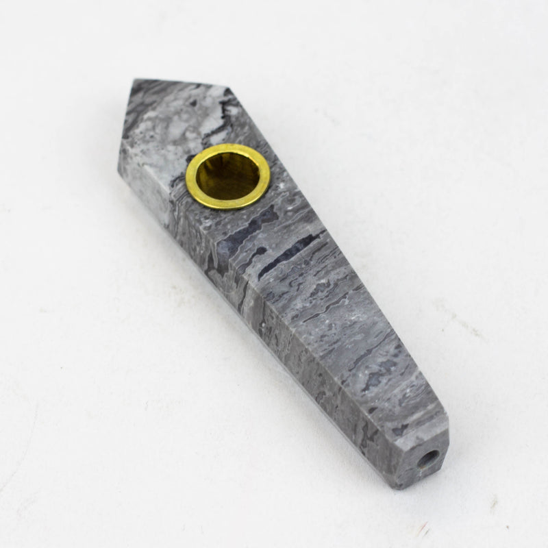 Acid Secs - Crystal Stone Smoking Pipe without choke hole Quartz · Stone Pipe Acid Secs Productions Inc. Picasso