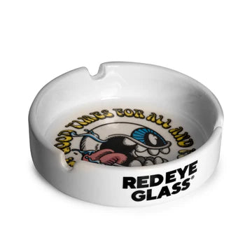 SC Red Eye Glass Good Times Ceramic Ashtray