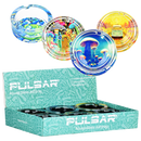 SC Pulsar Design Series Glass Round Ashtray Display 6 count