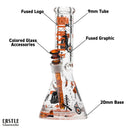 SC Castle Glassworks Adventurer 12" 9mm Beaker Bong