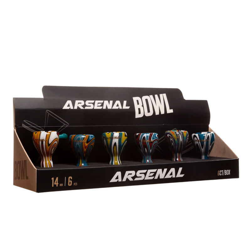 Arsenal 14mm String Art Bowl - 6ct