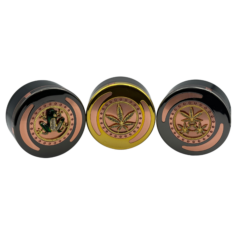 Arsenal Gold Medallion 90mm 4-Pc Grinder - 3ct