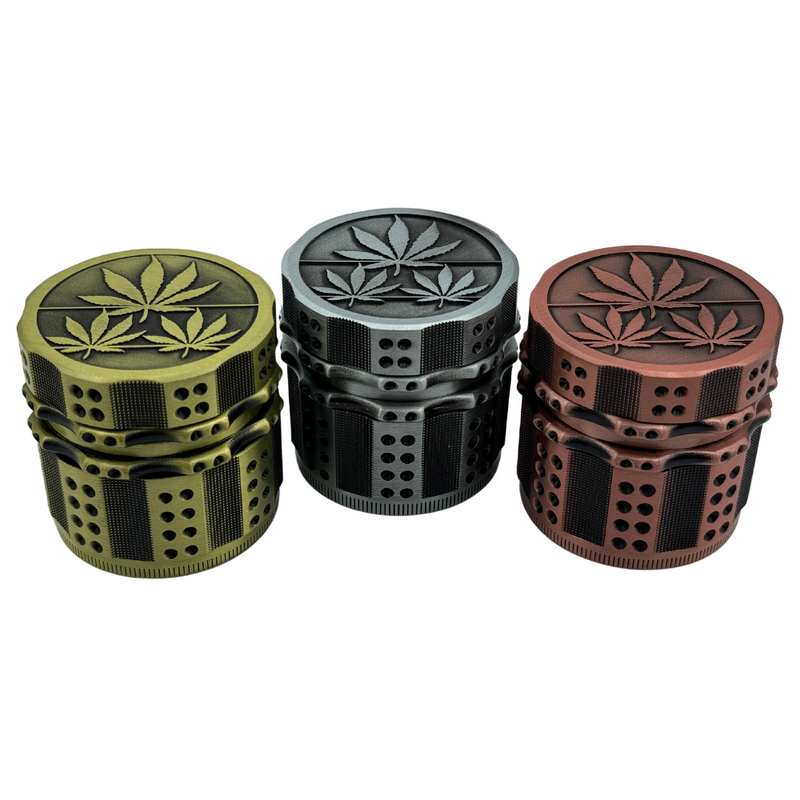 Arsenal Leafy Dominus 52mm 4-Pc Grinder - 3ct