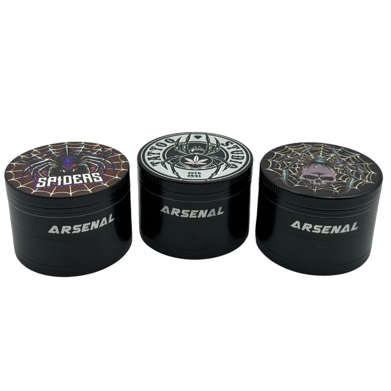 Arsenal Spider Mayhem 50mm 4-Pc Grinder - 3ct