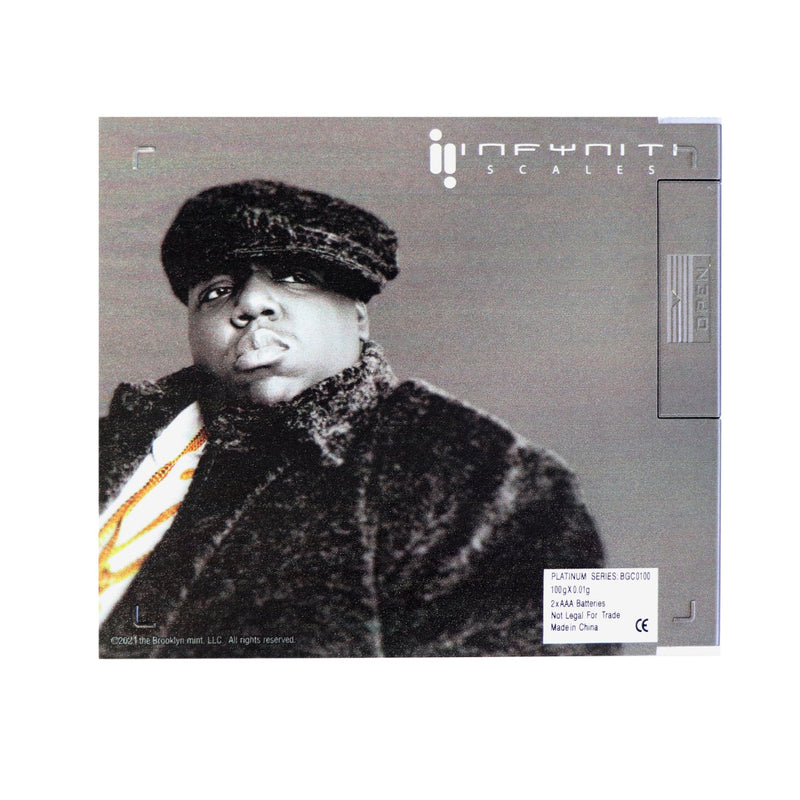 Notorious BIG CD, Licensed Digital Pocket Scale, 100g x 0.01g - Infyniti Scales