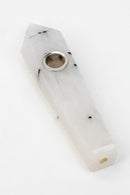 Quartz Smoking Pipe Pack of 2 Quartz · Stone Pipe Canadian Distributor Black Tourmaline