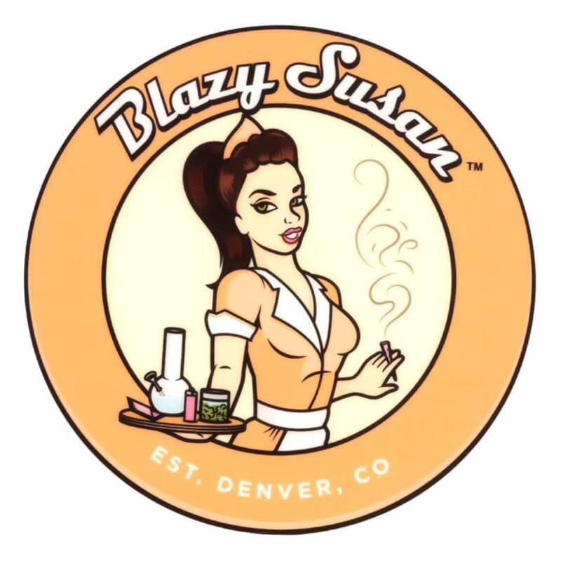 SC Blazy Susan Round Silicone Dab Mats Multiple colours