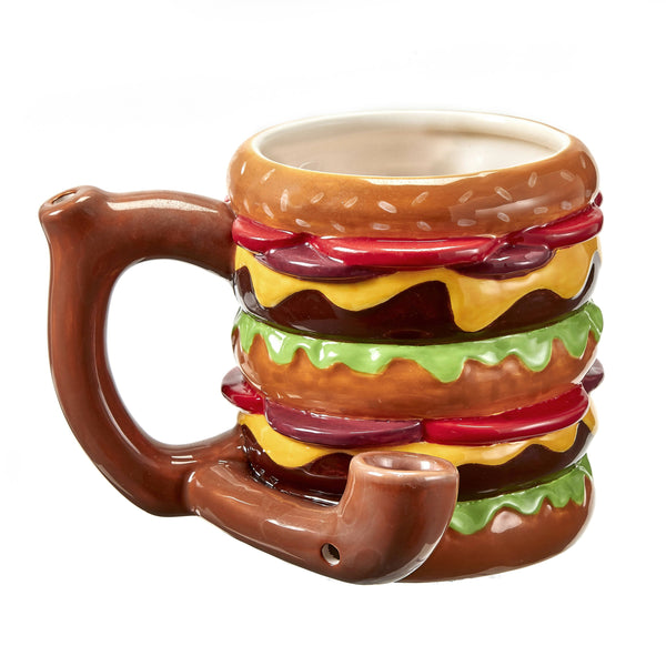 O Cheeseburger pipe mug from gifts by Fashioncraft®