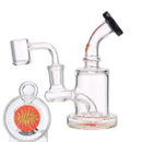 Xtreme | 5" Oil Rig with quartz banger [BT4409] Glass Rig Canadian Distributor