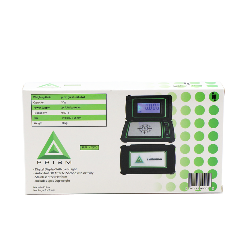 Prism Digital Scale, 50g x 0.001g