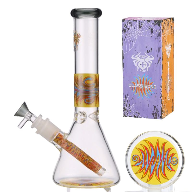 O Xtreme | 10" Glass water bong [K4]