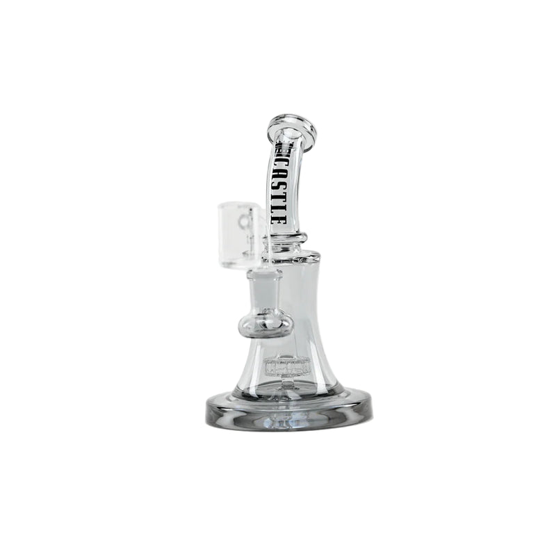 SC Castle Glassworks 8.5 inch 7mm Electroplated Bell Rig with banger