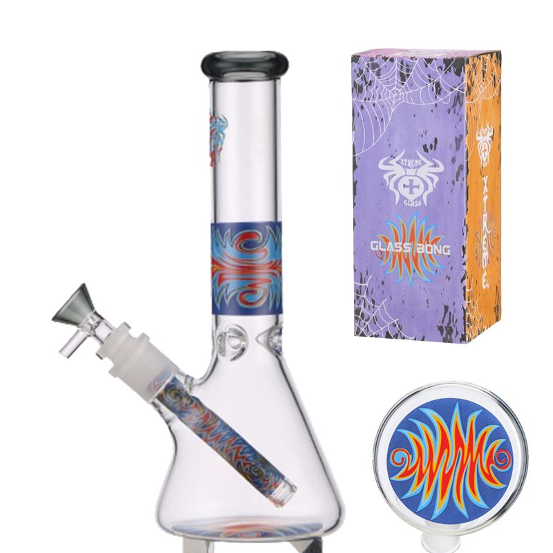 O Xtreme | 10" Glass water bong [K4]