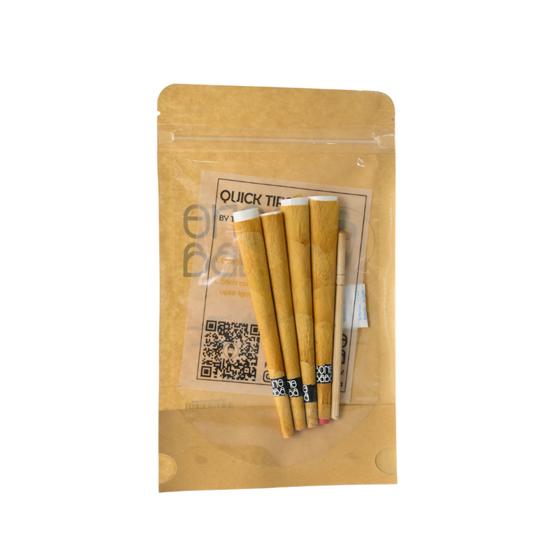 Bong Baba Yellow Rose Cones - 10ct