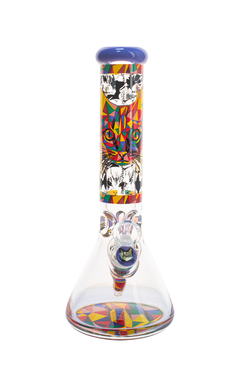 SC Cheech Cat Decal 13" Beaker