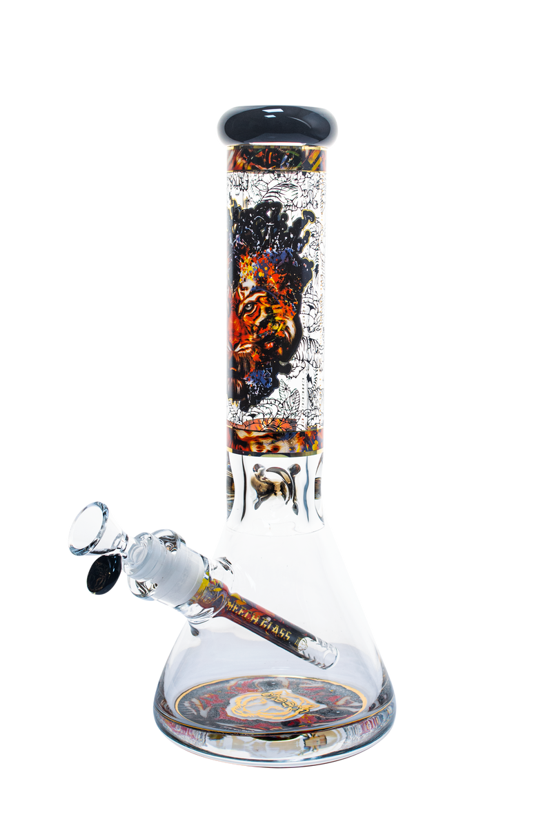 SC Cheech Tiger Decal 13" Beaker