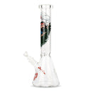SC Cheech and Chong 15" 7mm  Fields of Green Dreams Beaker Bong