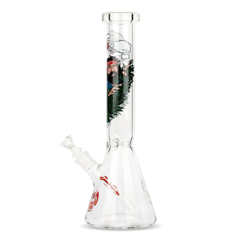 SC Cheech and Chong 15" 7mm  Fields of Green Dreams Beaker Bong
