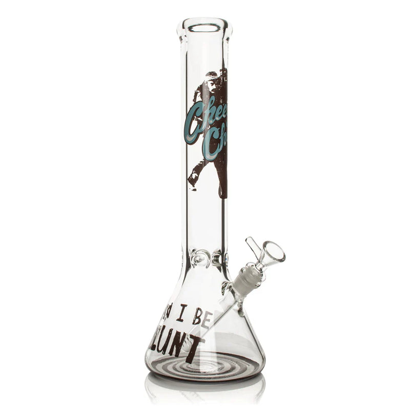 SC Cheech and Chong 15" 7mm  Can I Be Blunt Beaker Bong