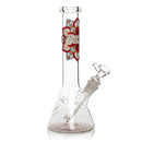 SC Cheech and Chong 10" Mandalla Glow in the Dark Beaker Bong