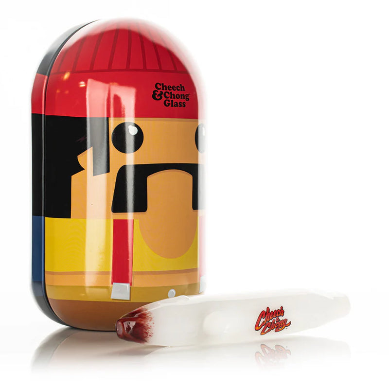 SC Cheech and Chong 6" Labradour Hand Pipe with Tin Case