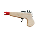 Wood rubber band gun wooden decoration, hand crafted [CD-4522] Handcrafted Canadian Distributor