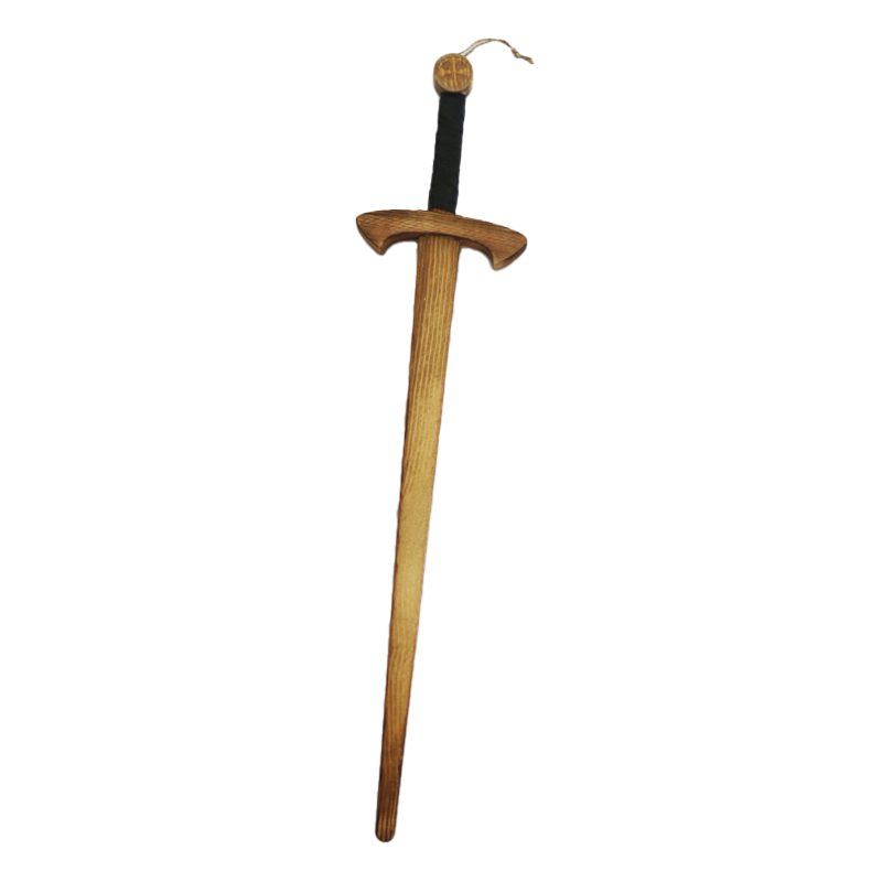 23" Pine rope sword wooden decoration, hand crafted [CD-4523] Handcrafted Canadian Distributor