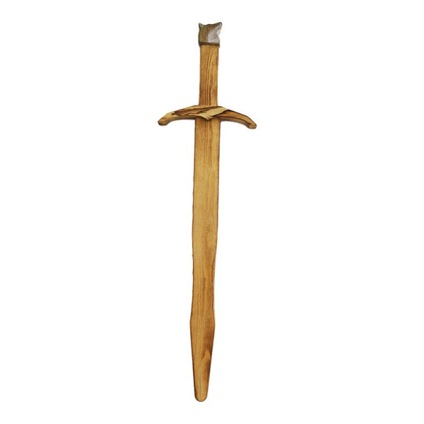 Sword wolf handle wooden decoration, hand crafted [CD-4524] Handcrafted Canadian Distributor